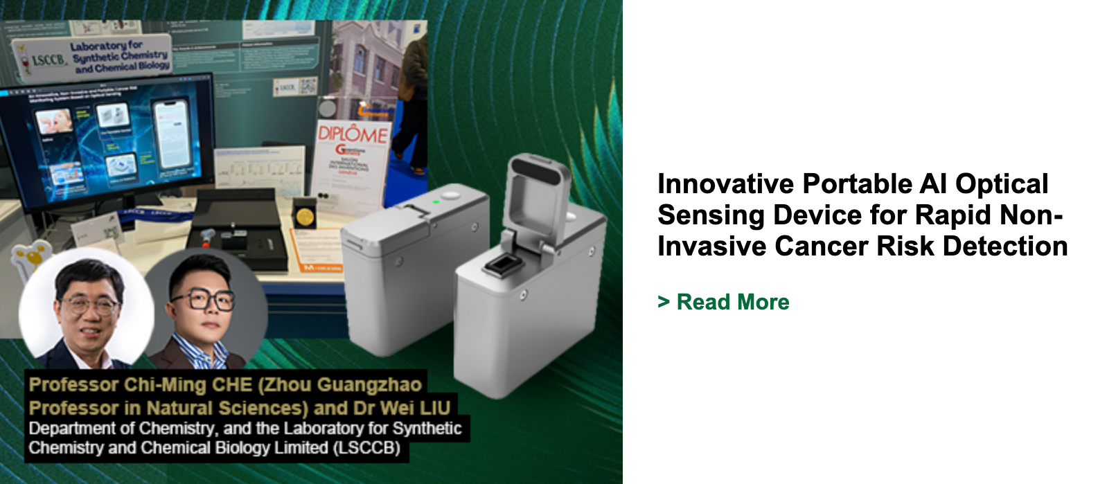 Innovative Portable AI Optical Sensing Device for Rapid Non-Invasive Cancer Risk Detection